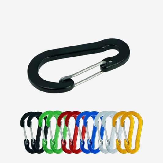 12PCS Carabiner Clip Set